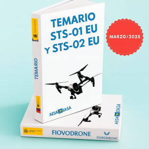nuevo temario sts-01 EU y STS-02 EU para ser piloto profesional de drones